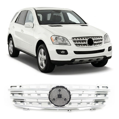 Sportgrill Chrom & Silber passend für Mercedes M-Klasse W164 2005-2008
