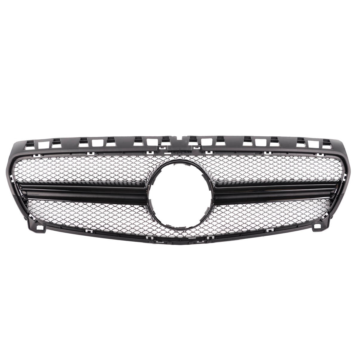 Kühlergrill A-Design Schwarz passend für Mercedes A-Klasse W176 2012-2015