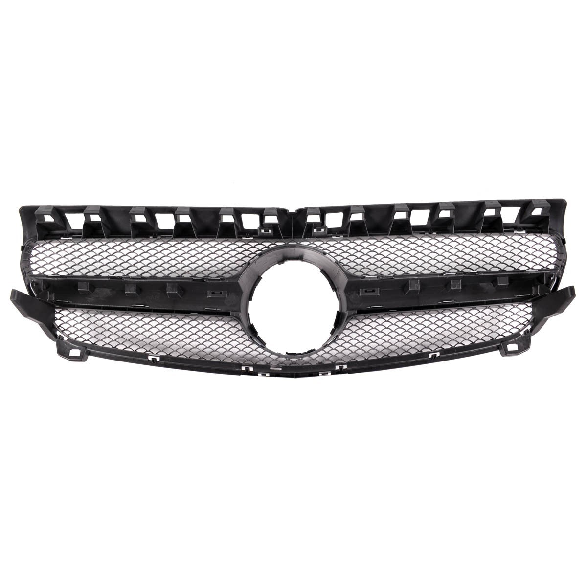 Kühlergrill A-Design Schwarz passend für Mercedes A-Klasse W176 2012-2015