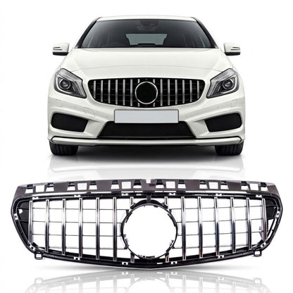 GT Kühlergrill Chrom & Schwarz passend für Mercedes A-Klasse W176 2012-2015