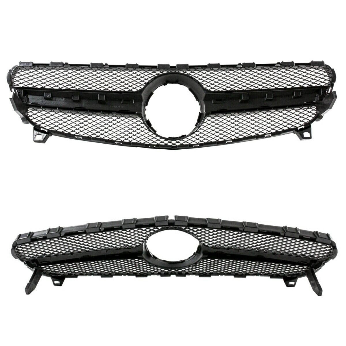 Kühlergrill Schwarz passend für Mercedes A-Klasse W176 2015-2018