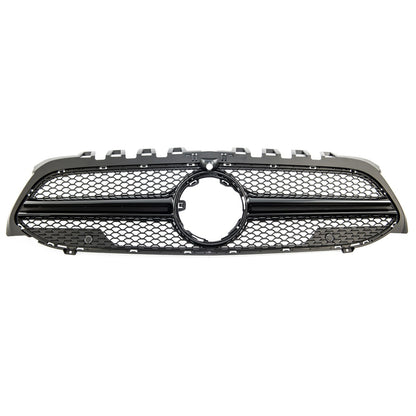Kühlergrill Hochglanz Schwarz passend für Mercedes A-Klasse W177 V177 2019-2023
