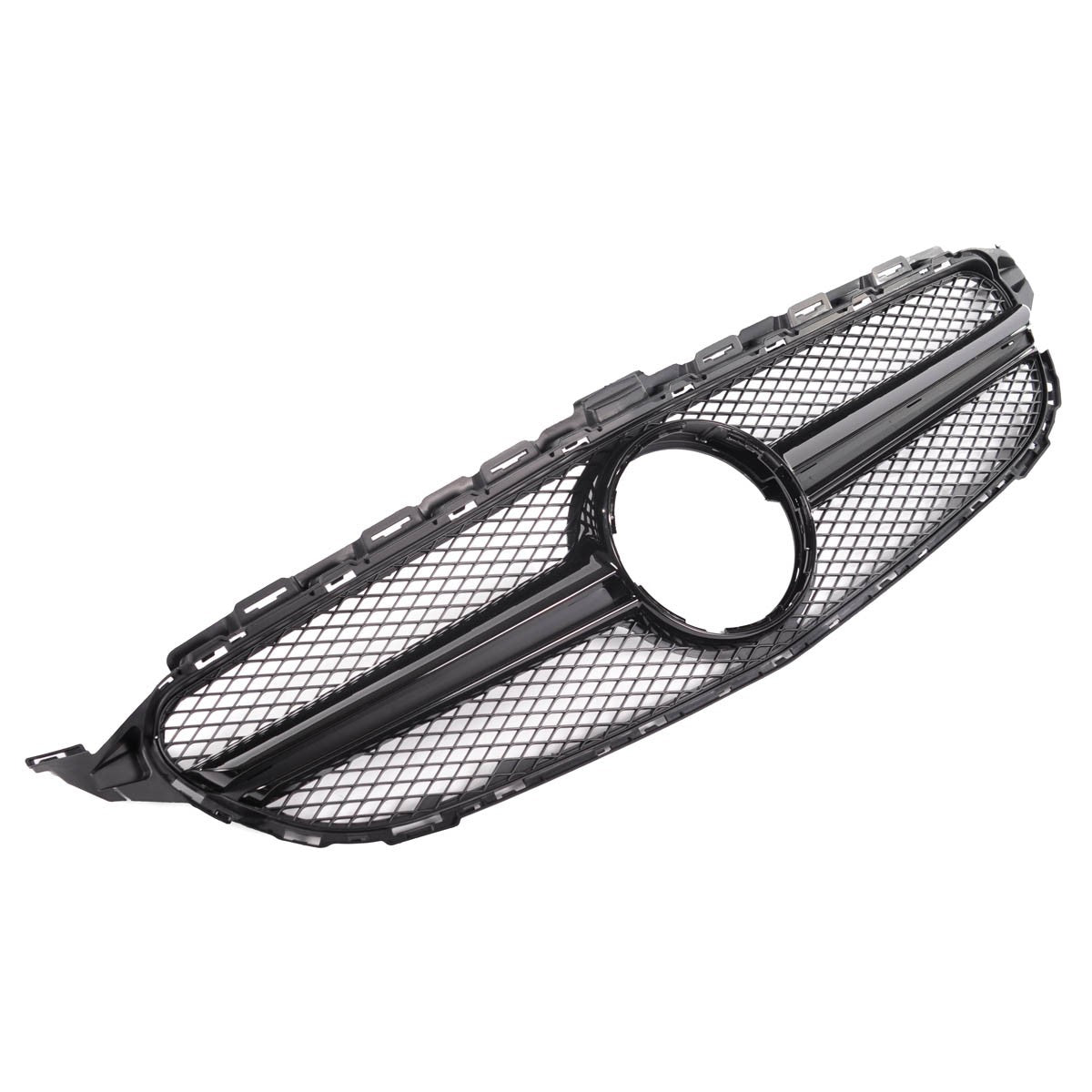 Frontgrill Schwarz passend für Mercedes C-Klasse W205 Limousine Kombi 2014-2018