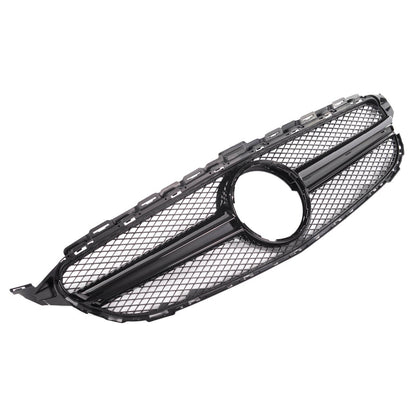 Frontgrill Schwarz passend für Mercedes C-Klasse W205 Limousine Kombi 2014-2018