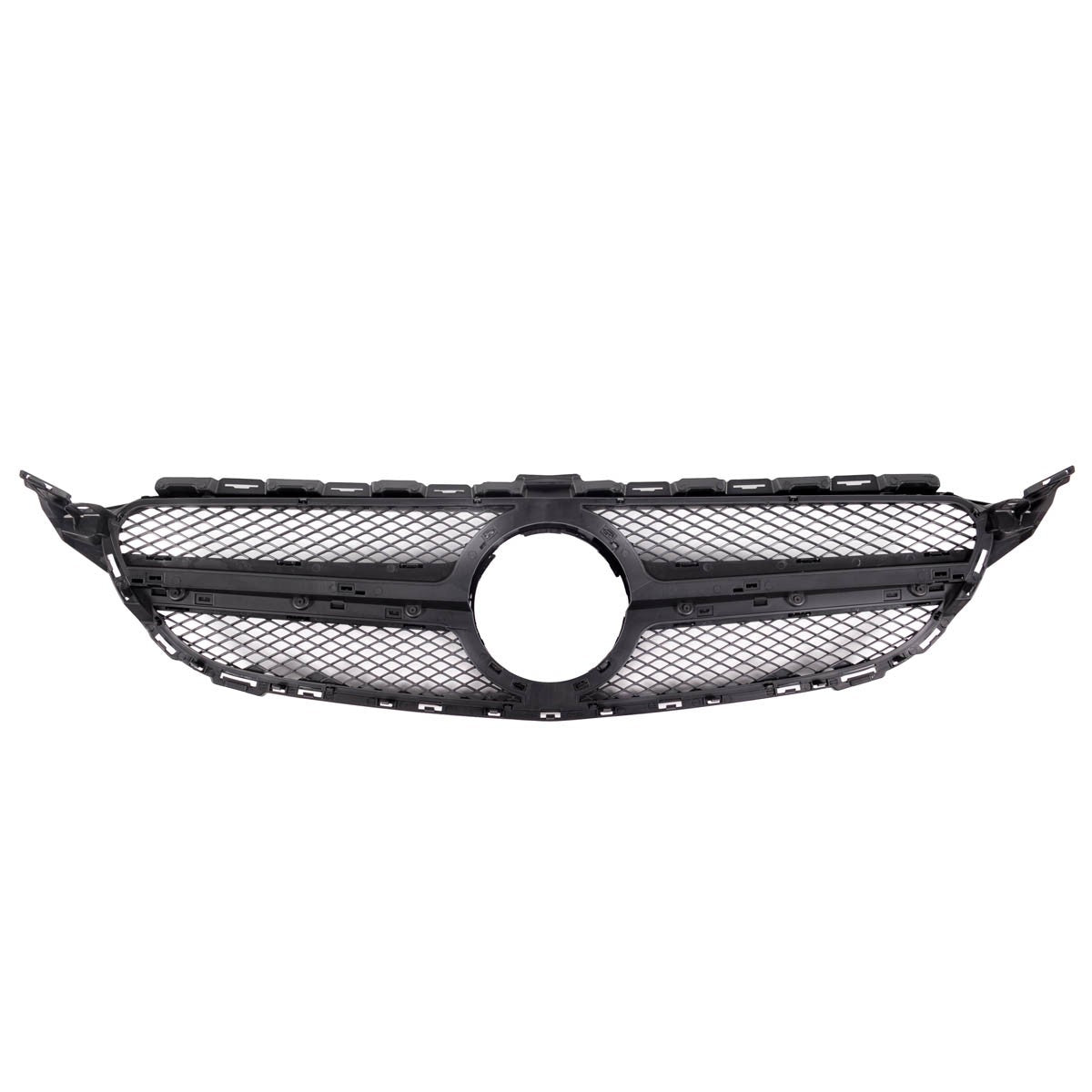 Frontgrill Schwarz passend für Mercedes C-Klasse W205 Limousine Kombi 2014-2018