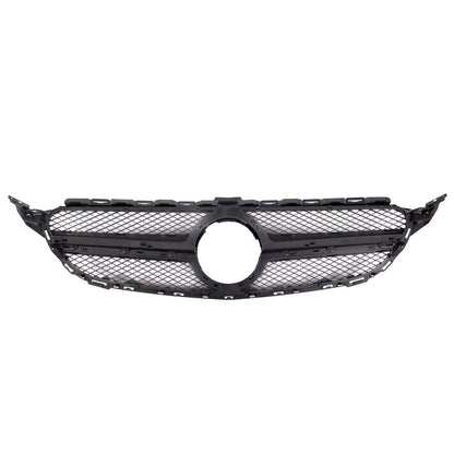 Frontgrill Schwarz passend für Mercedes C-Klasse W205 Limousine Kombi 2014-2018
