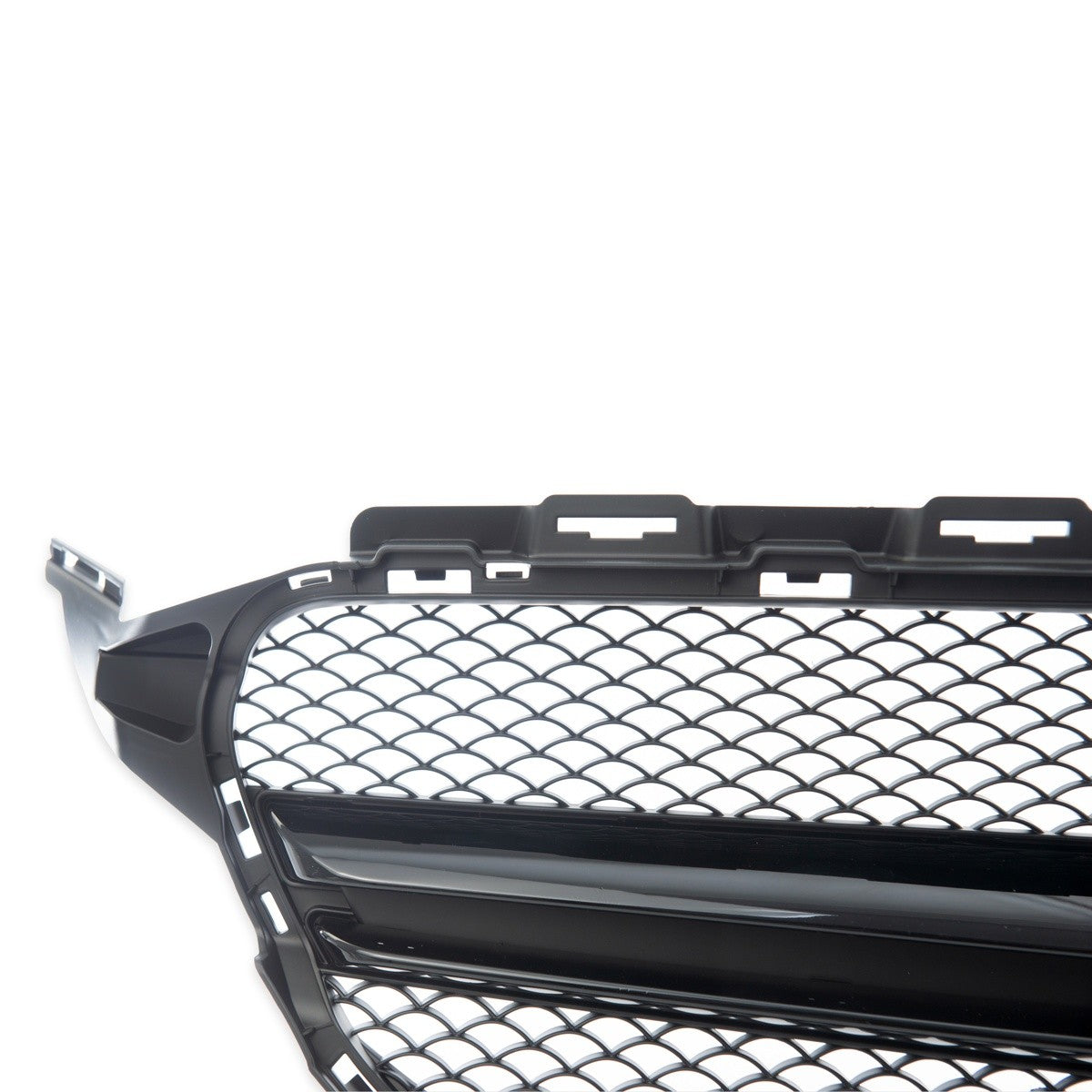 Frontgrill Schwarz für Kamera passend für Mercedes C-Klasse W205 2014-2018