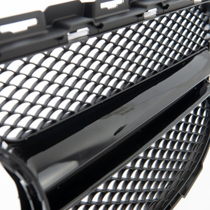 Frontgrill Schwarz für Kamera passend für Mercedes C-Klasse W205 2014-2018