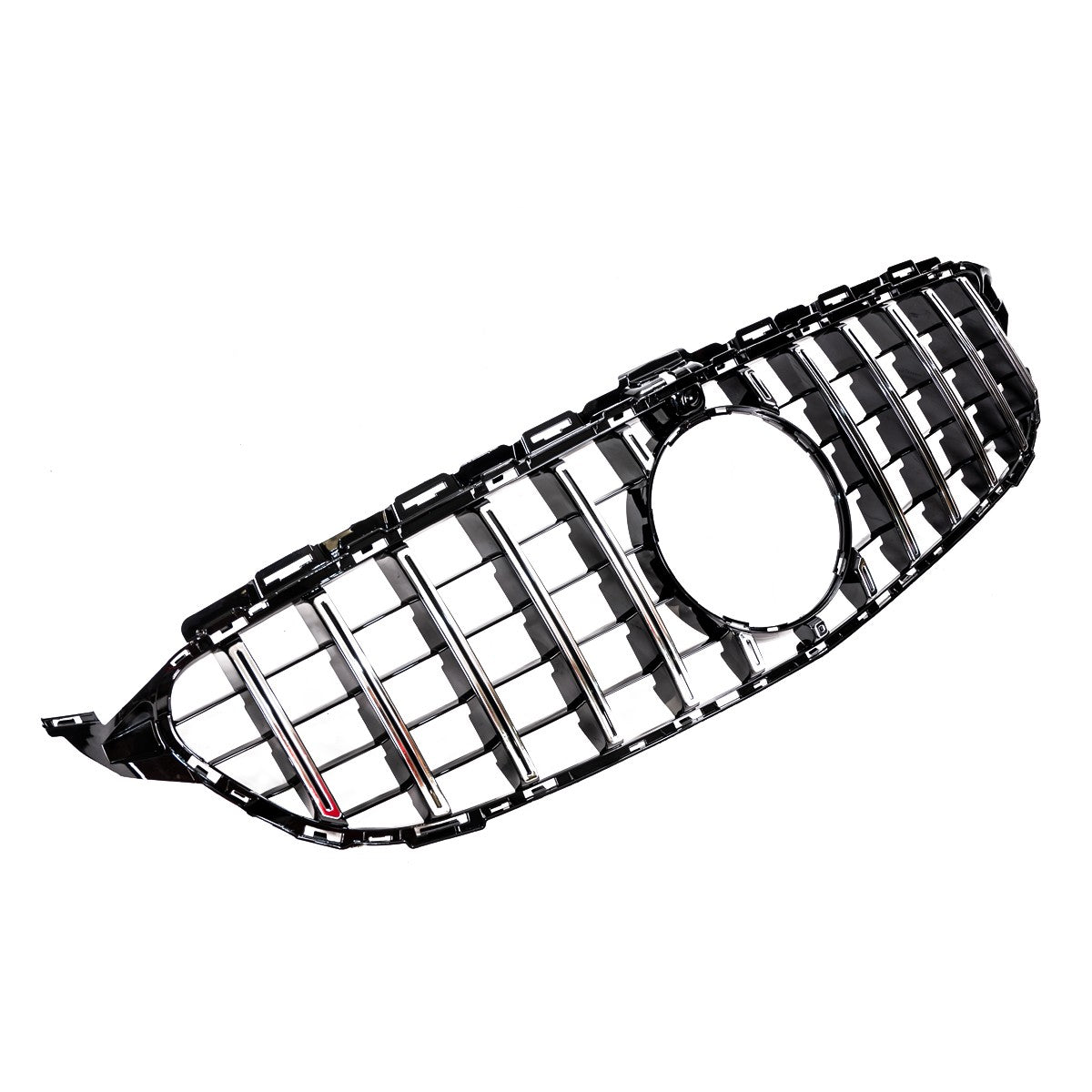 GT verchromter & schwarzer Kühlergrill passend für Mercedes C-Klasse W205 S205 2014-2021