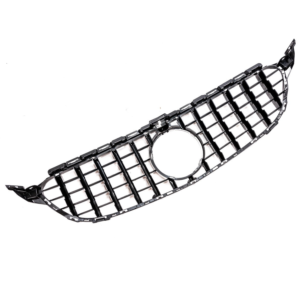 GT verchromter & schwarzer Kühlergrill passend für Mercedes C-Klasse W205 S205 2014-2021