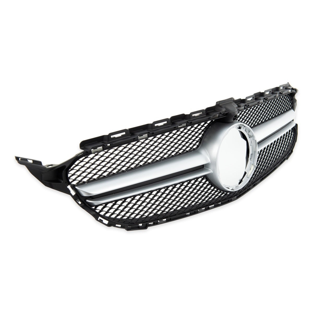 Frontgrill Silber passend für Mercedes C-Klasse W205 2018-2021