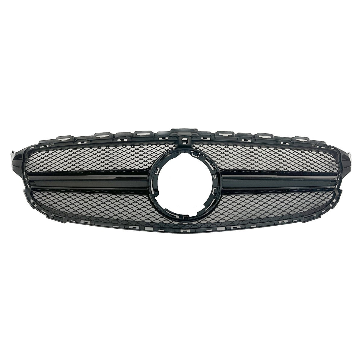 Schwarzer Frontgrill passend für Mercedes C-Klasse W205 2018-2021