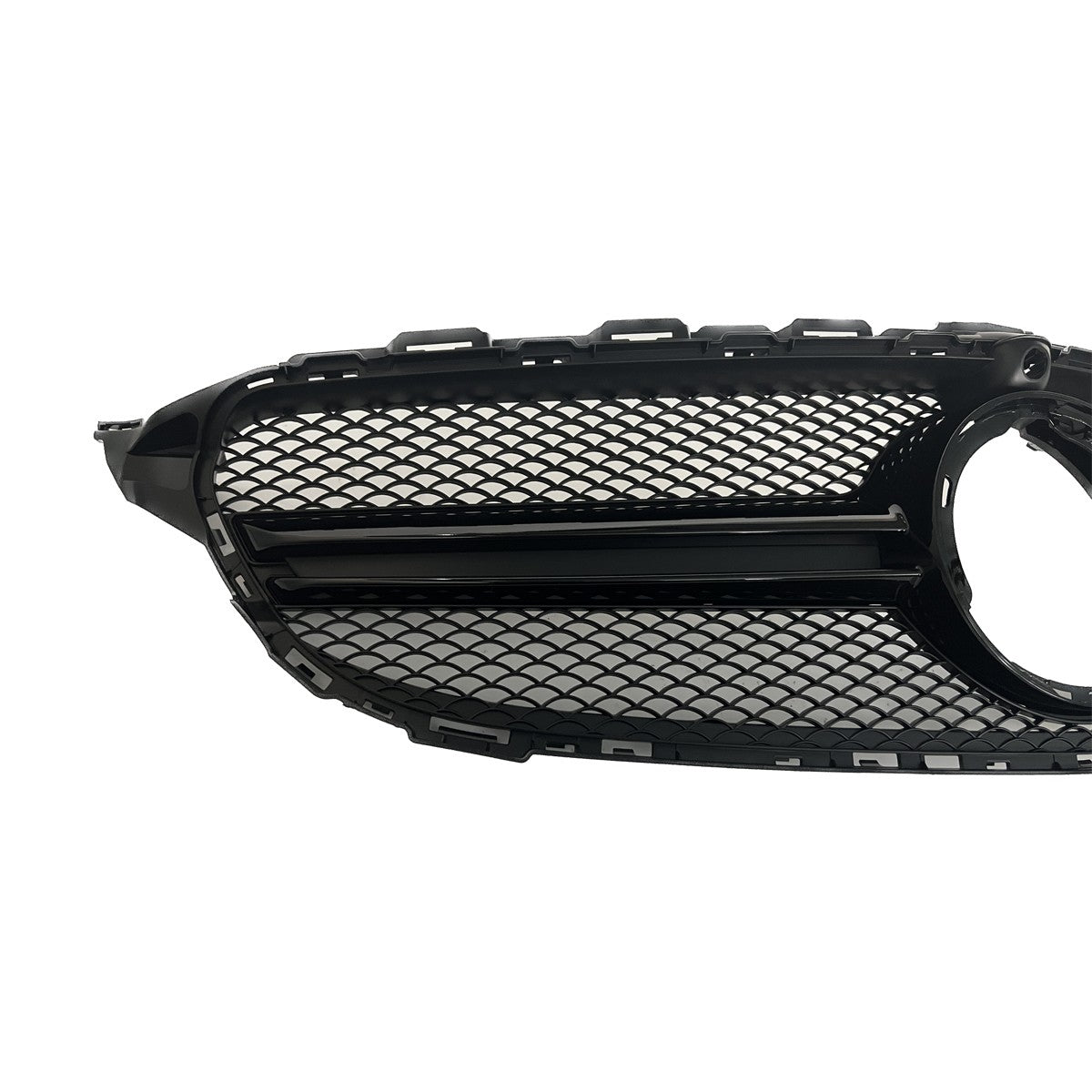 Schwarzer Frontgrill passend für Mercedes C-Klasse W205 2018-2021