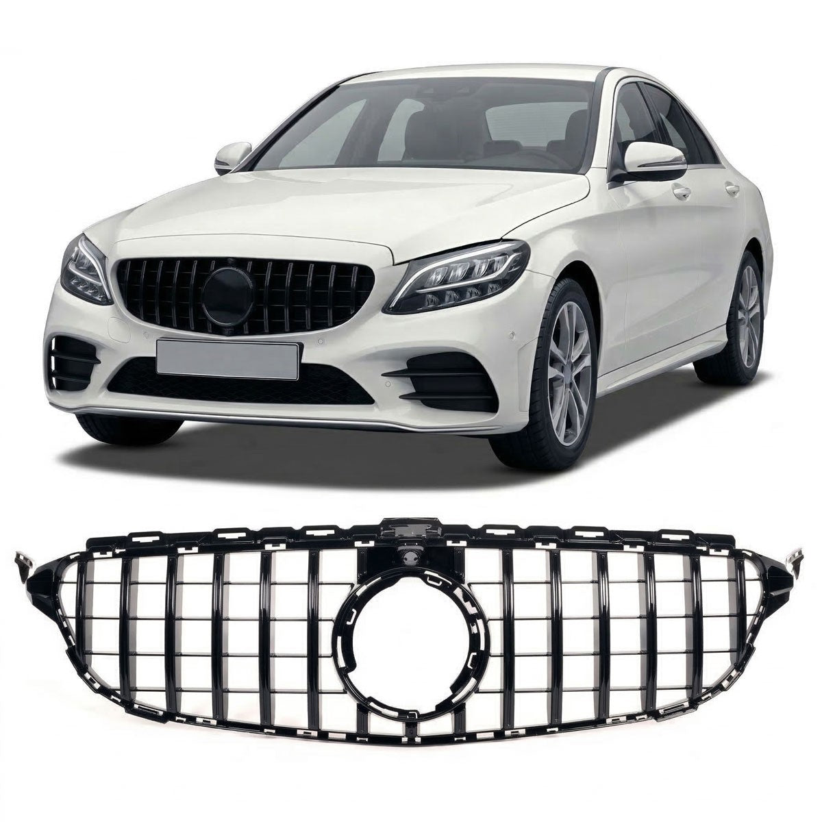 Panamericana GT Grill passend für Mercedes C-Klasse W205 2018-2021