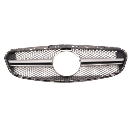 Frontgrill Silber passend für Mercedes E-Klasse W212 2013-2016