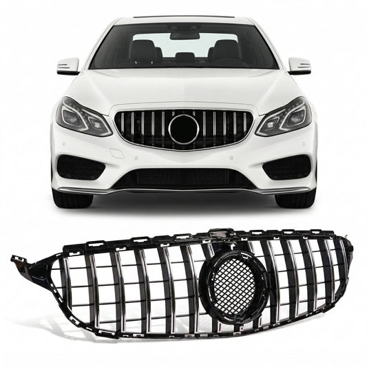 Frontgrill Panamericana GT Chrom passend für Mercedes E-Klasse W212 13-16