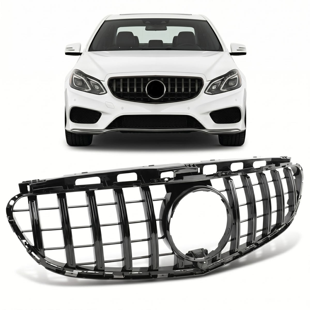Frontgrill Panamericana GT passend für Mercedes E-Klasse W212 2013-2016