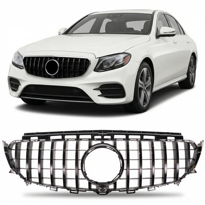 GT Hochglanz schwarzer Kühlergrill passend für Mercedes E-Klasse W213 2016-2020