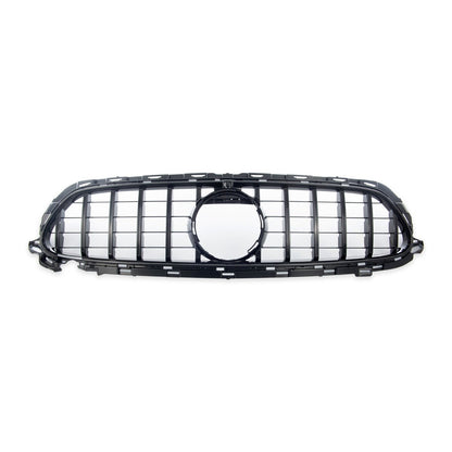Passend für Mercedes E-Klasse W213 C238 2020-2023 Hochglanz schwarzer GT Grill