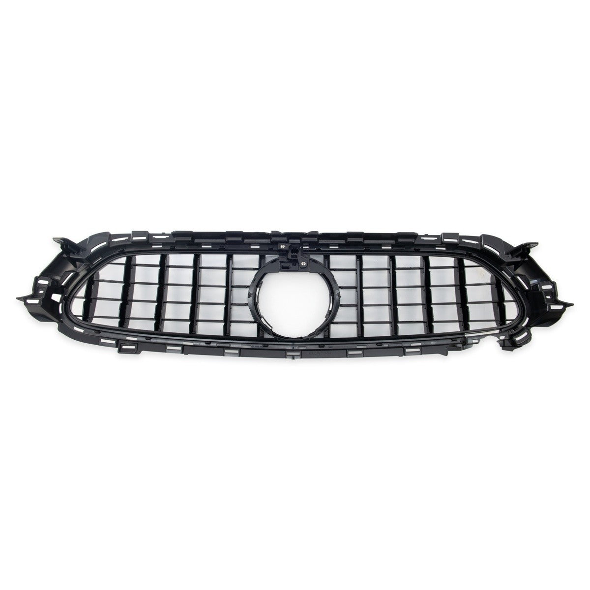 Passend für Mercedes E-Klasse W213 C238 2020-2023 Hochglanz schwarzer GT Grill