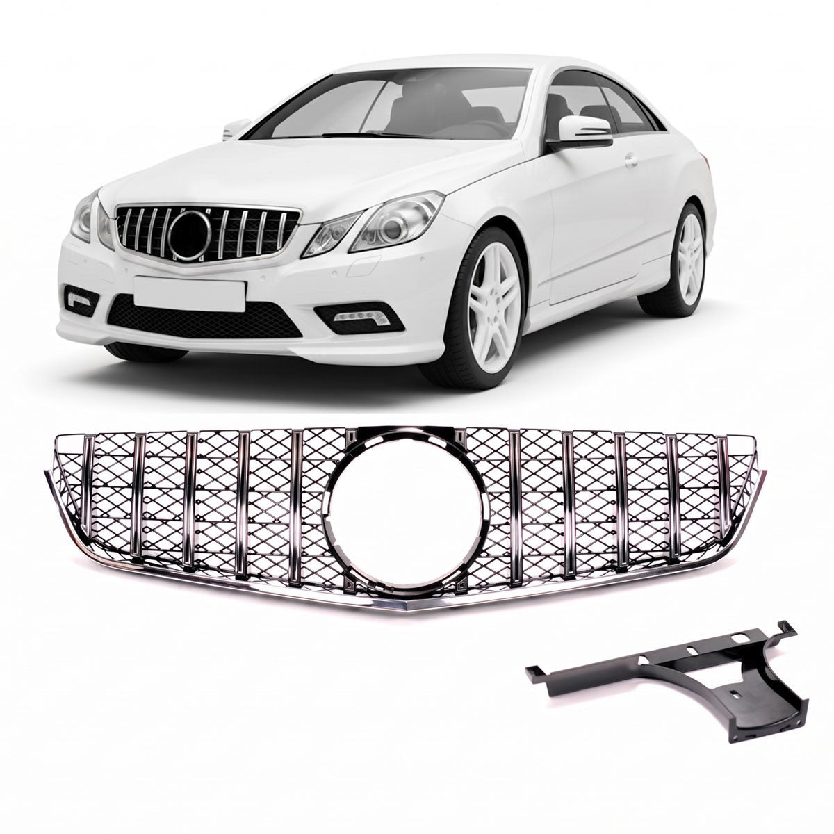 Frontgrill Chrom & Schwarz passend für E-Klasse C207 A207 2009-2013
