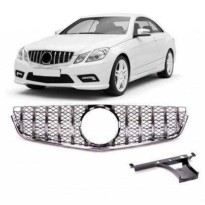 Frontgrill Chrom & Schwarz passend für E-Klasse C207 A207 2009-2013