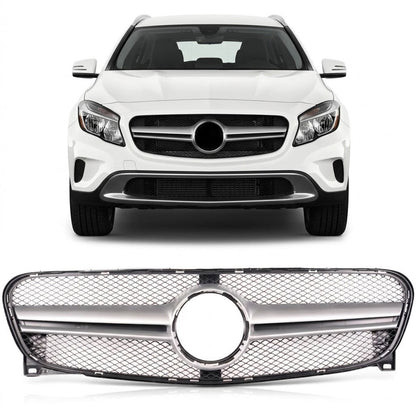 Frontgrill Silber passend für Mercedes GLA X156 2014-2017