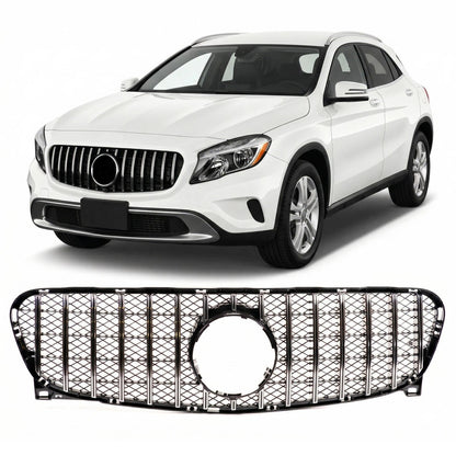 Frontgrill Chrom Panamericana GT passend für Mercedes GLA X156 2013-2017