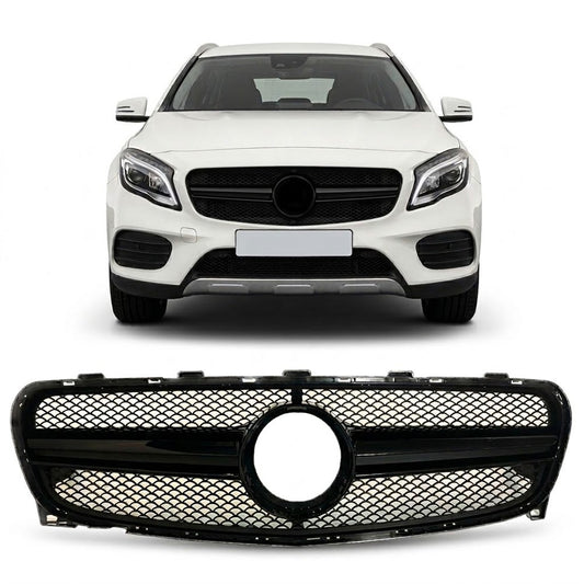 Frontgrill Schwarz passend für Mercedes GLA X156 Facelift 2017-2019