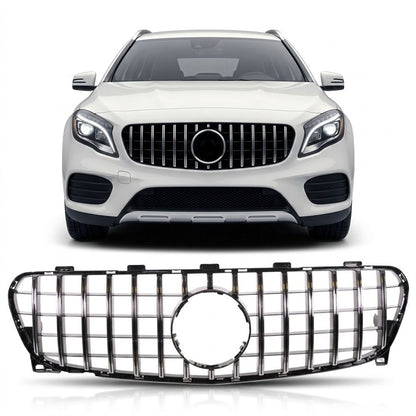 GT Chrom & Schwarz Frontgrill passend für Mercedes GLA-Klasse X156 2017-2019