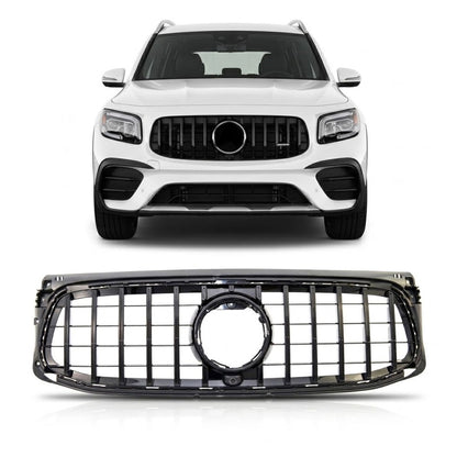 Kühlergrill Hochglanz Schwarz Panamericana GT passend für GLB X247 2019-2023