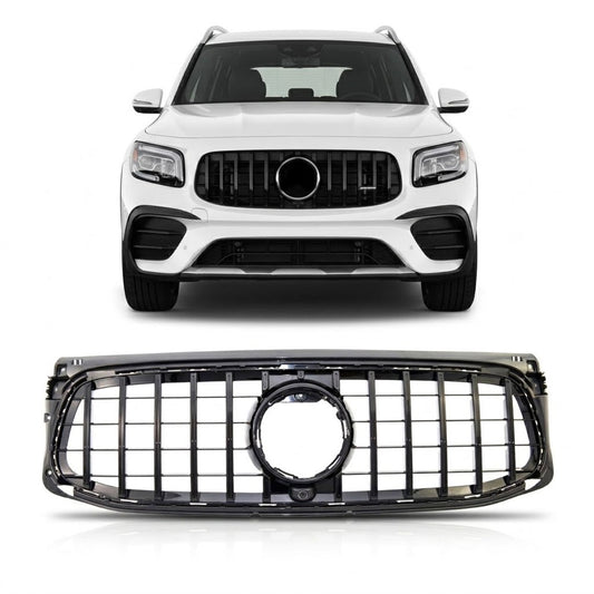 Kühlergrill Hochglanz Schwarz Panamericana GT passend für GLB X247 2019-2023