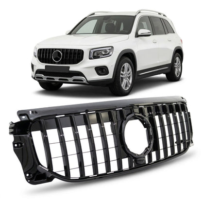 Kühlergrill Hochglanz Schwarz Panamericana GT passend für Mercedes GLB X247 2019-2023
