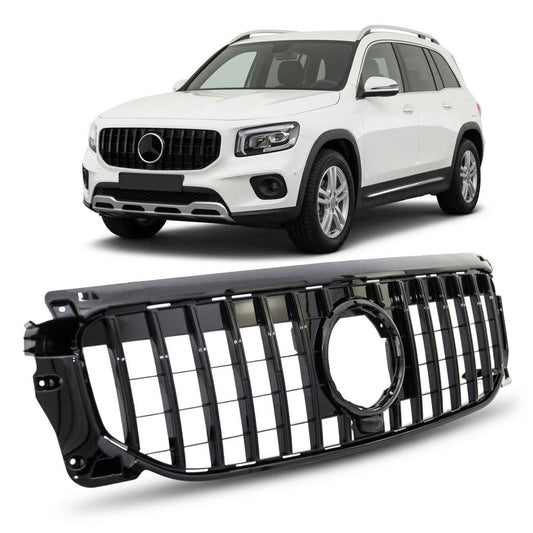 Kühlergrill Hochglanz Schwarz Panamericana GT passend für Mercedes GLB X247 2019-2023