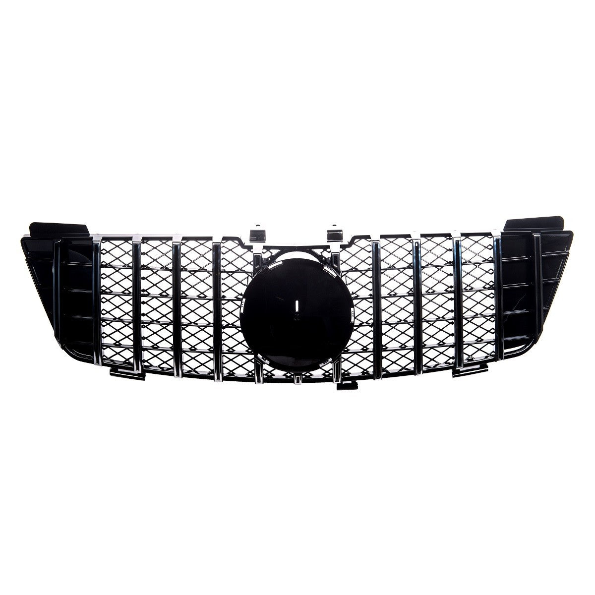 Chrom & Schwarz Sportgrill passend für Mercedes M-Klasse W164 2005-2008