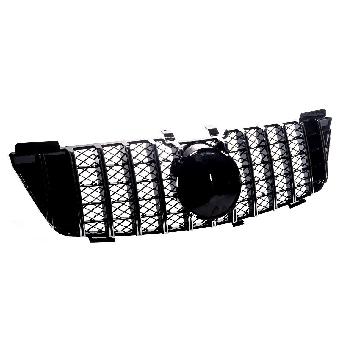 Chrom & Schwarz Sportgrill passend für Mercedes M-Klasse W164 2005-2008