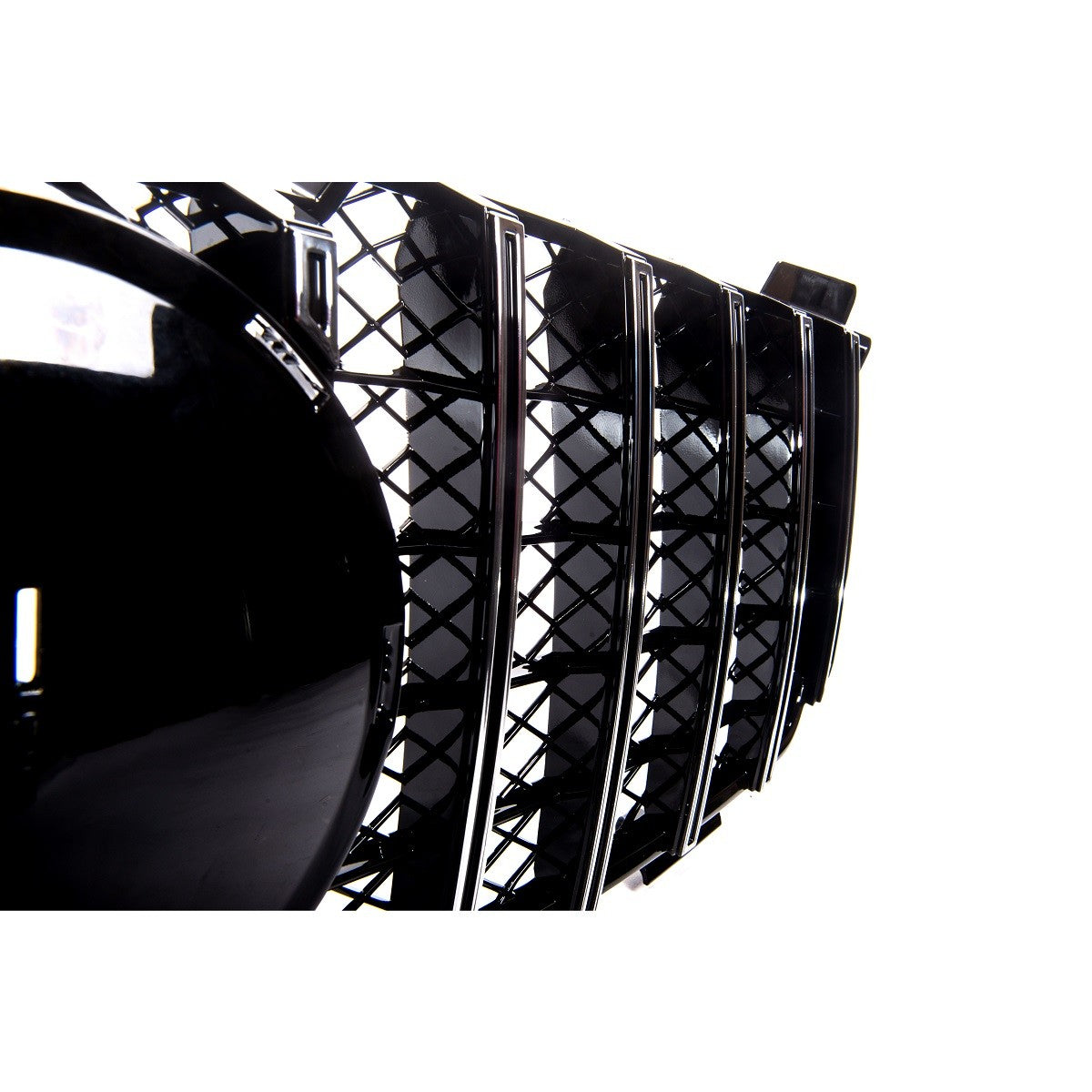 Chrom & Schwarz Sportgrill passend für Mercedes M-Klasse W164 2005-2008