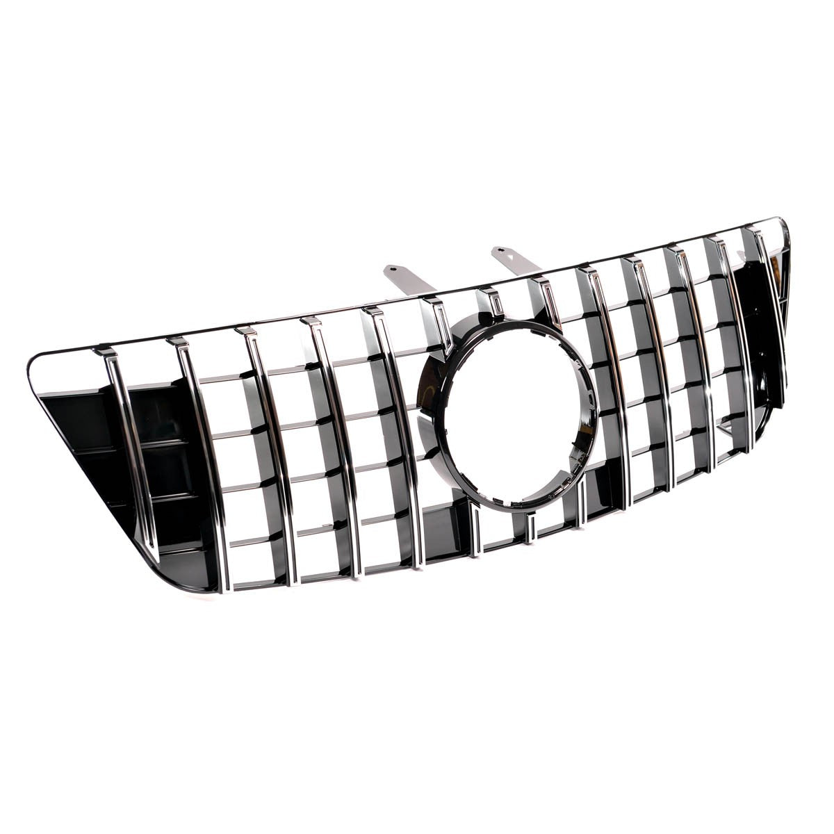 Chrom & Schwarz Sportgrill passend für Mercedes M-Klasse W164 2008-2011