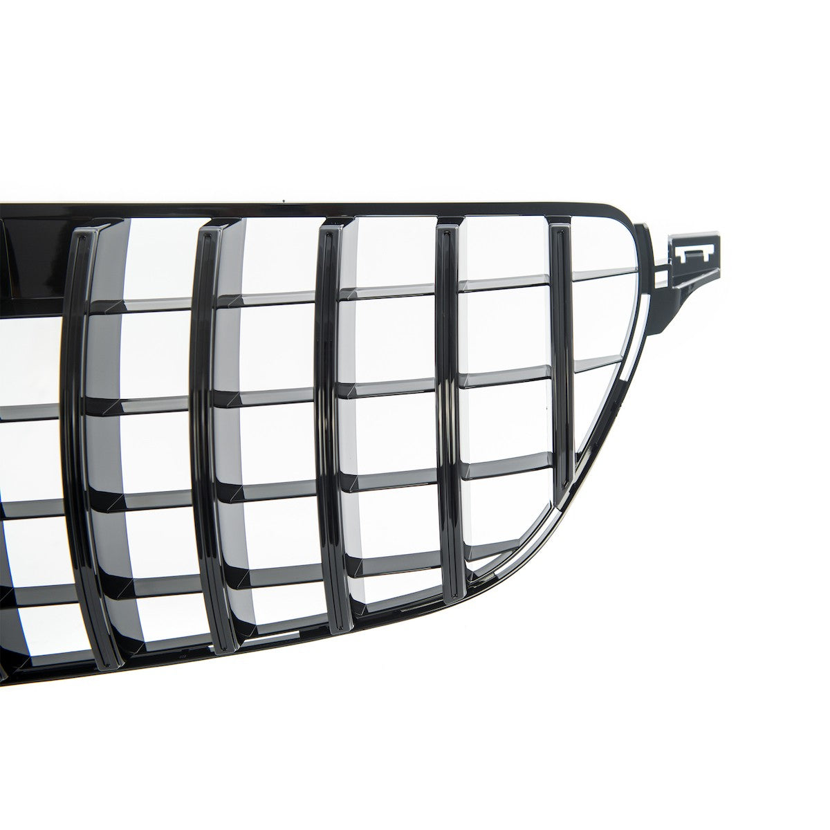 Frontgrill Hochglanz Schwarz Panamericana GT passend für Mercedes GLE W166 2015-2019