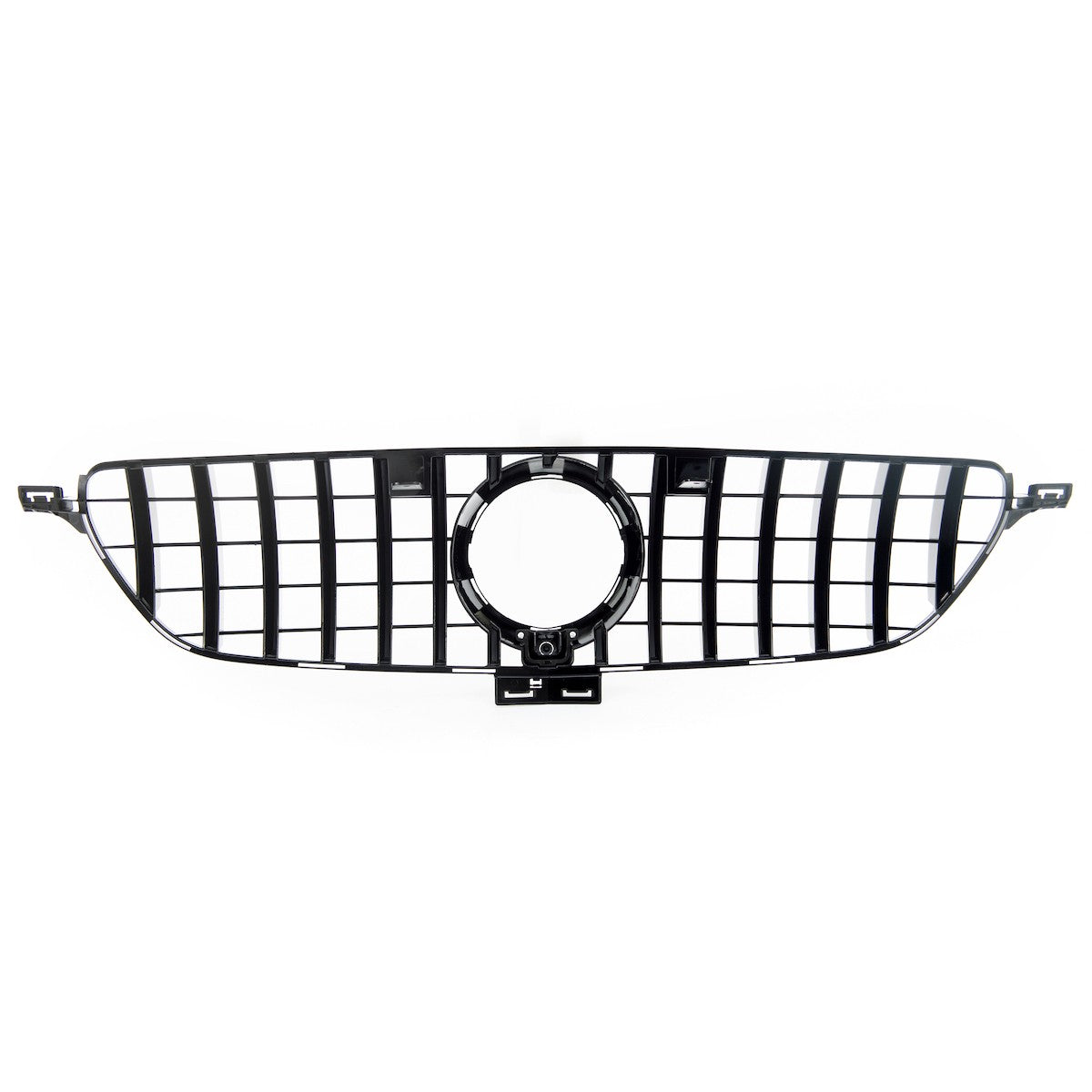 Frontgrill Hochglanz Schwarz Panamericana GT passend für Mercedes GLE W166 2015-2019