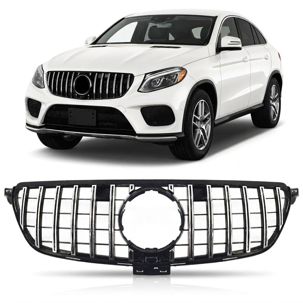 Chrom Panamericana GT Frontgrill passend für Mercedes GLE Coupé C292 15-19