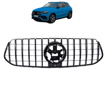Kühlergrill Panamericana GT Hochglanz Schwarz passend für Mercedes GLE W167 C167 19-23