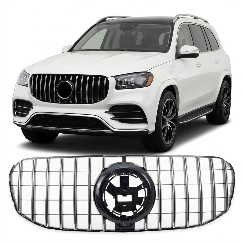 GT Chrom Frontgrill passend für Mercedes GL-Klasse X166 2012-2015