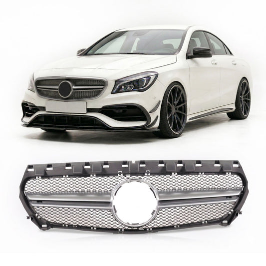 Kühlergrill Silber passend für Mercedes CLA C117 2013-2016