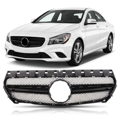 Kühlergrill Schwarz passend für Mercedes-Benz CLA C117 2013-2016