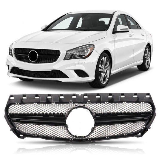 Kühlergrill Schwarz passend für Mercedes-Benz CLA C117 2013-2016