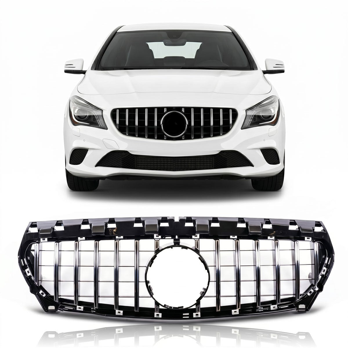 Kühlergrill Chrom Panamericana GT passend für Mercedes CLA C117 2013-2016