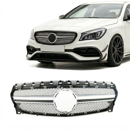 Kühlergrill Silber passend für Mercedes CLA C117 2016-2019