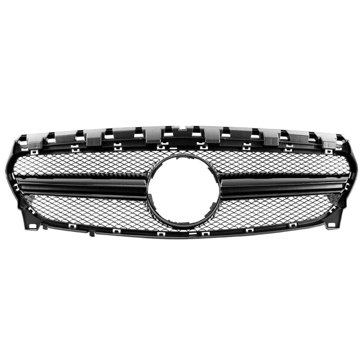 Schwarzer Kühlergrill passend für Mercedes CLA C117 Facelift 2016-2019