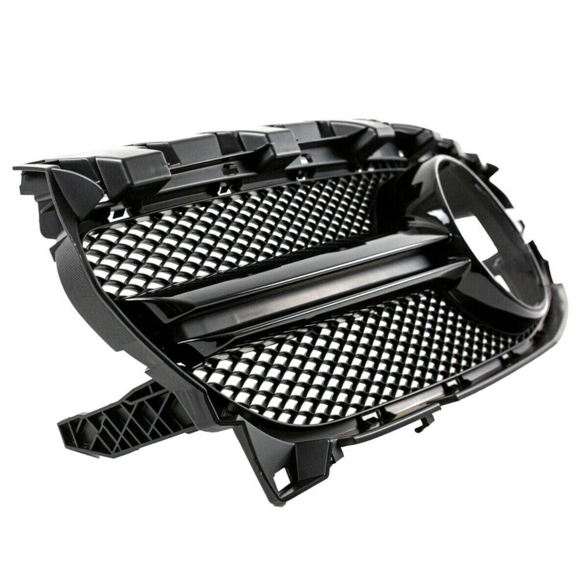 Schwarzer Kühlergrill passend für Mercedes CLA C117 Facelift 2016-2019